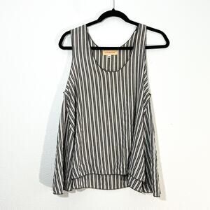Otis & Maclain Striped Tank Top Womens XS Fisherman Lagenlook Summer Casual